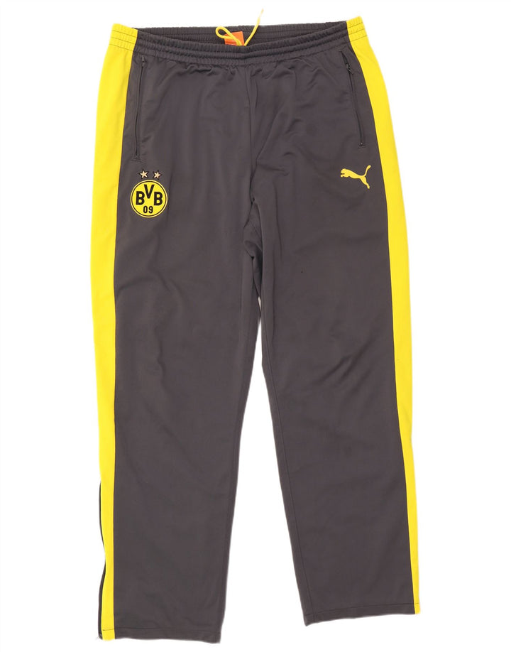 PUMA Pantalones de Chándal BVB Dortmund para Hombre XL Gris Colorblock