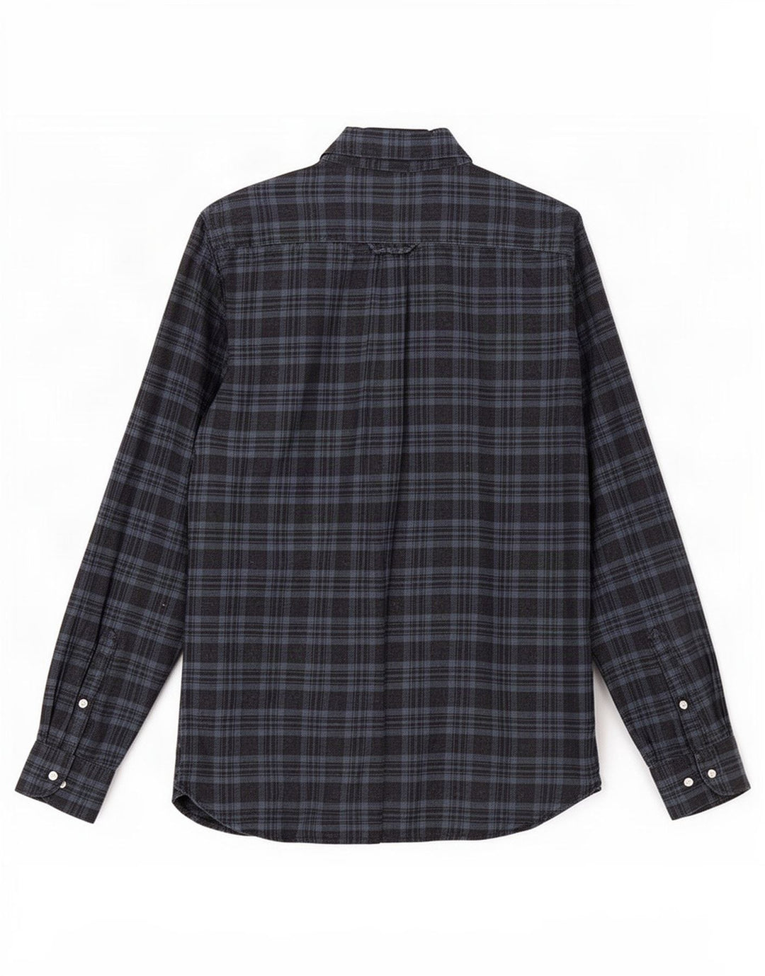 Superdry Camisa De Franela De Algodón A Cuadros Azul Marino Mediano