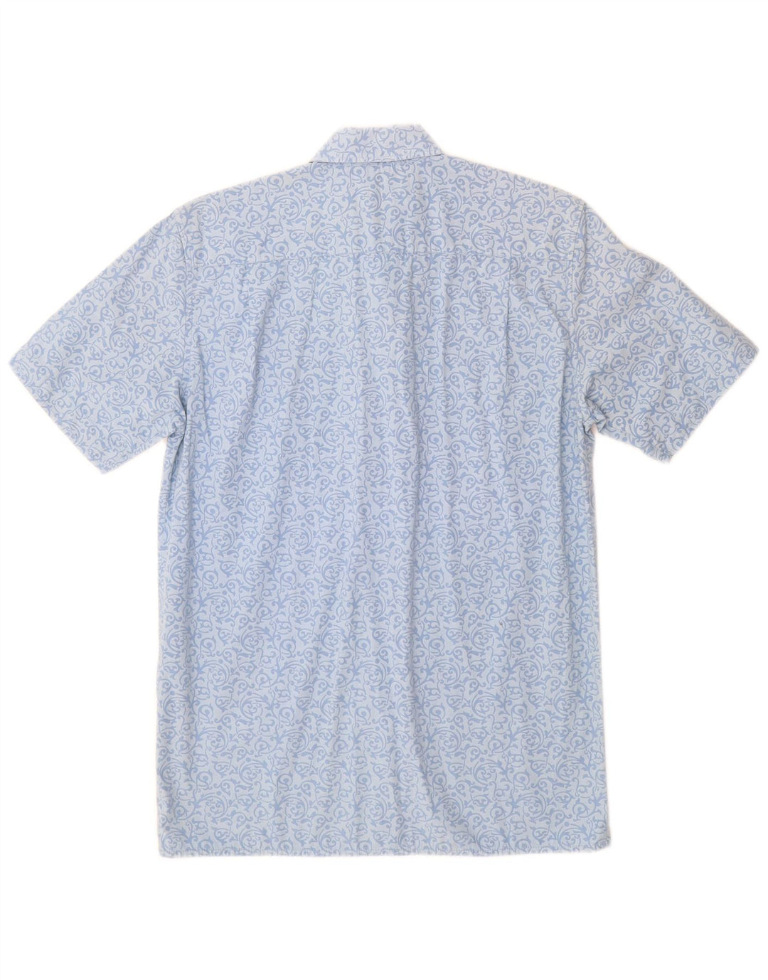 DIESEL Camisa De Manga Corta De Algodón Floral Azul Pequeño Hombre