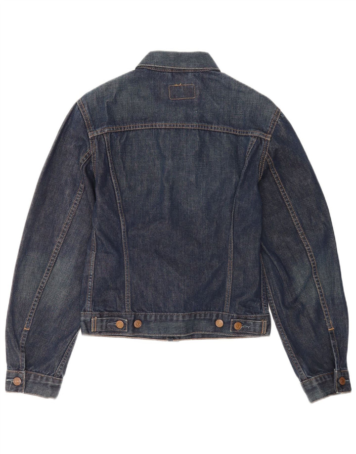 Levi's Chaqueta vaquera para mujer UK 12 Algodón azul medio