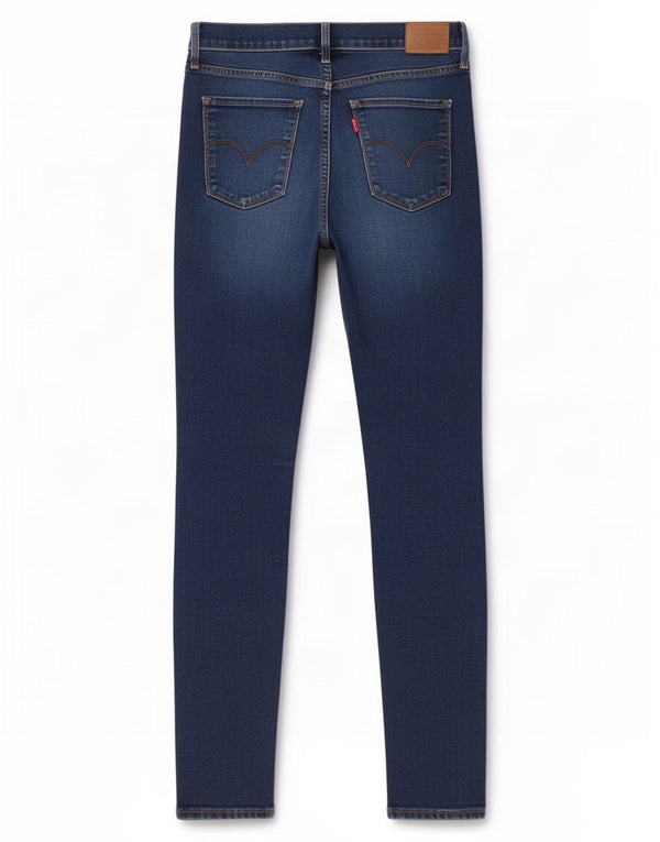 Levi's Mujer 311 Shaping Skinny Jeans W28 L30 Algodón Azul Marino