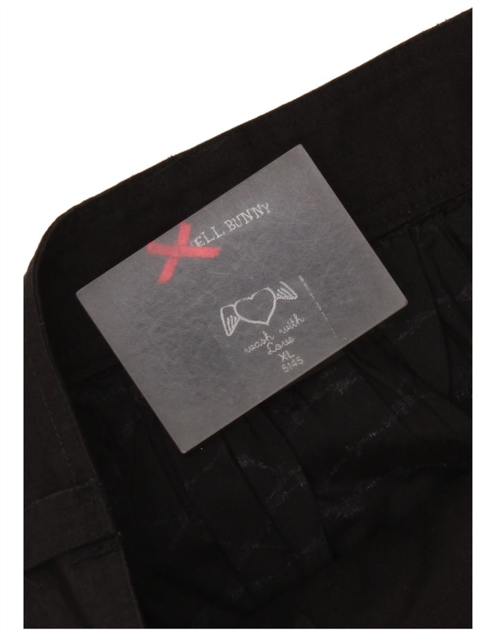 HELL BUNNY Minifalda tutú para mujer XL W36 Algodón negro