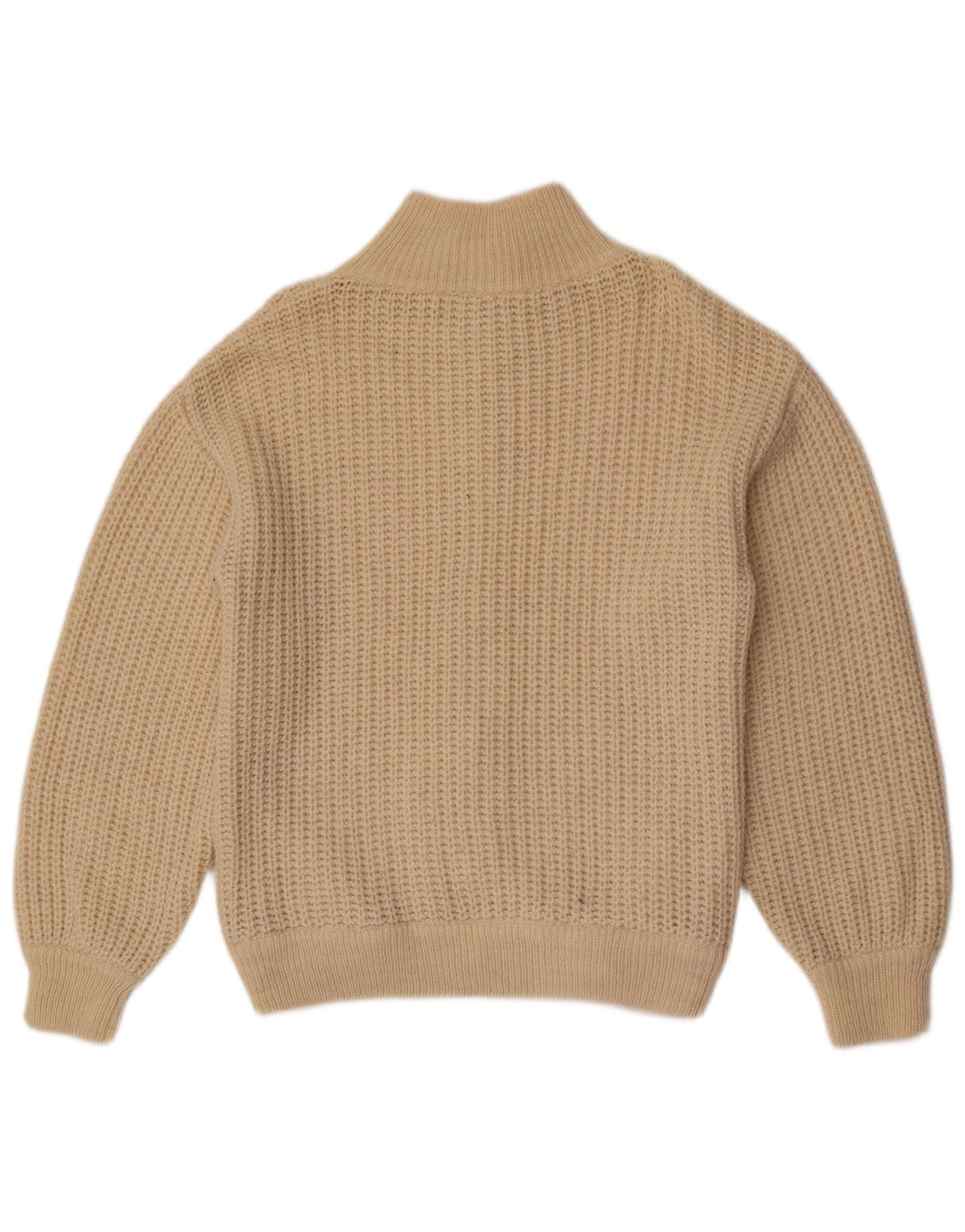 Vintage hombres Cardigan suéter Reino Unido 38 Medio Beige