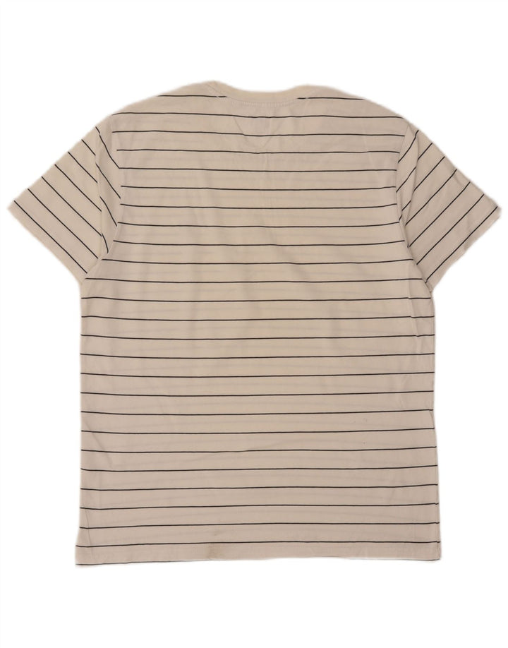 LEVI'S Mens T-Shirt Medium White Striped
