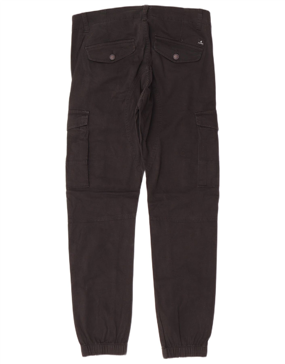 JACK & JONES Pantalones cargo Paul Tapered para hombre W31 L32 Clásico de algodón negro