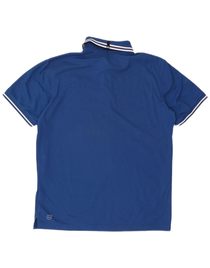 Polo Puma Hombre Grande Poliéster Azul