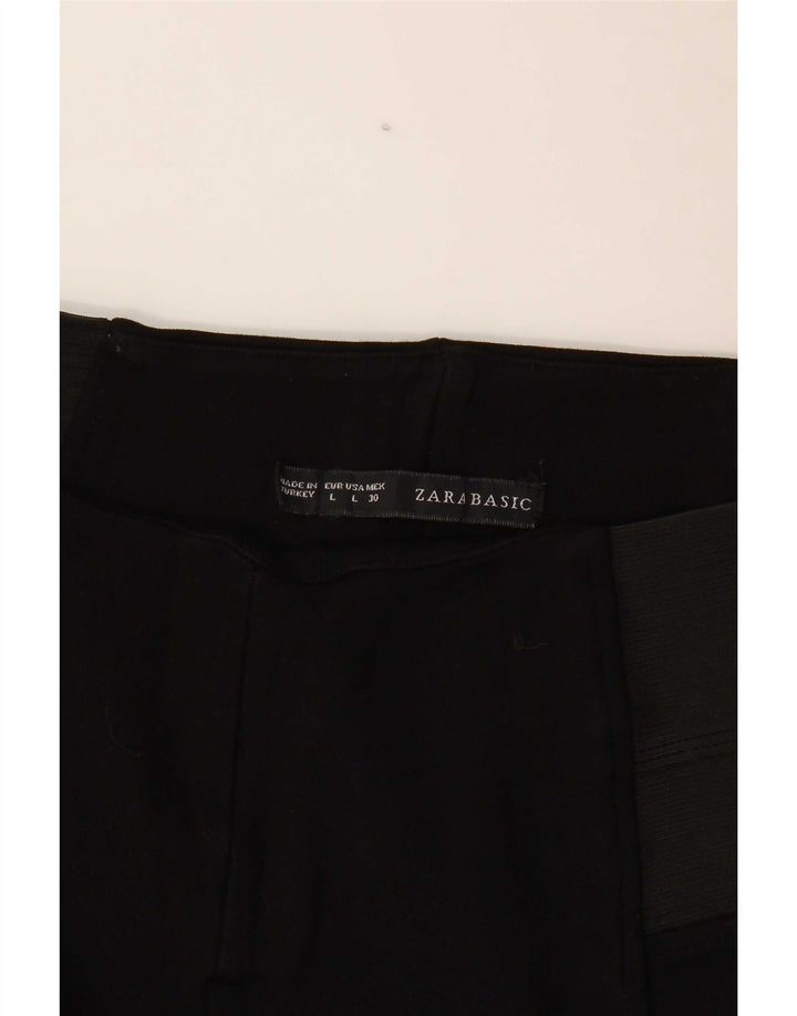 Zara Mujer Leggings Reino Unido 44 Grande Negro