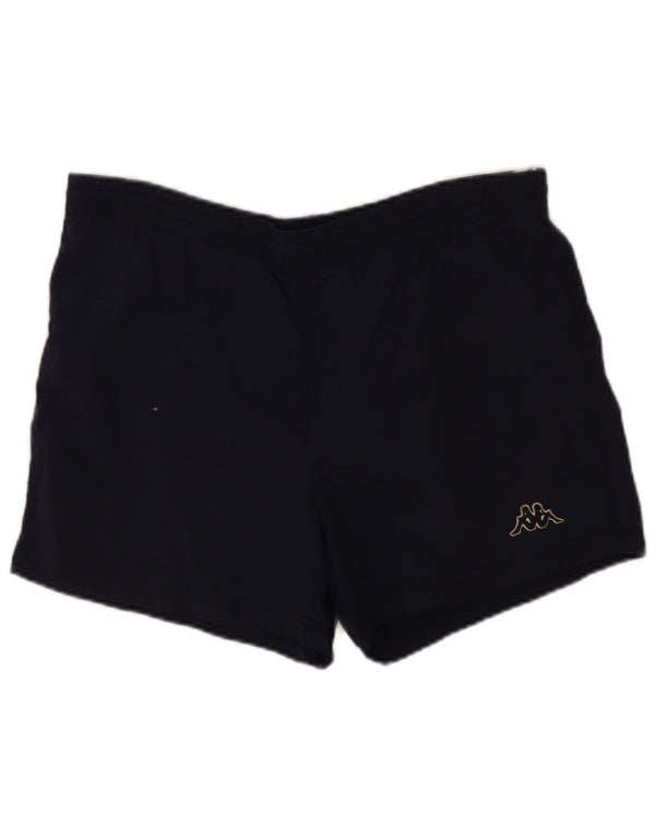 Kappa - Pantalones cortos deportivos para hombre, talla grande, nailon azul marino