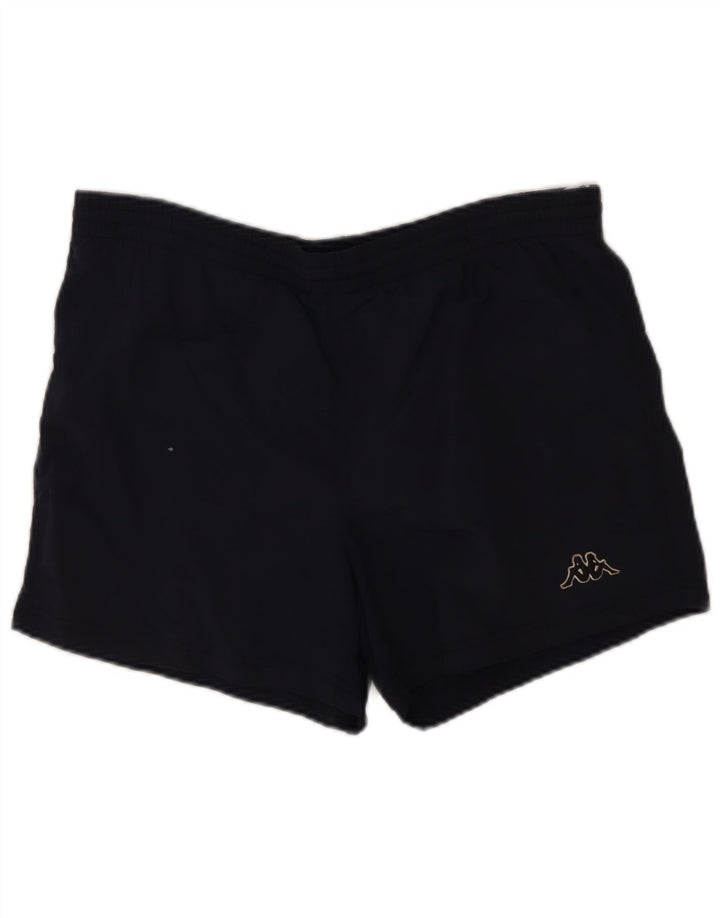 Kappa - Pantalones cortos deportivos para hombre, talla grande, nailon azul marino