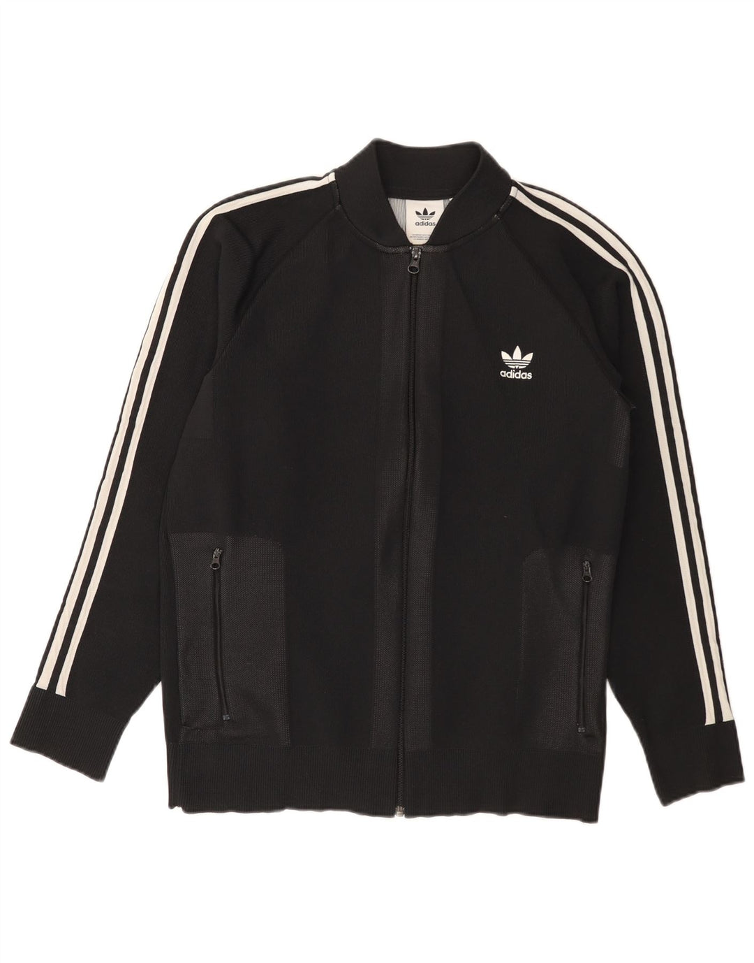 ADIDAS Hombre Chándal Top Chaqueta Mediano Negro Poliéster
