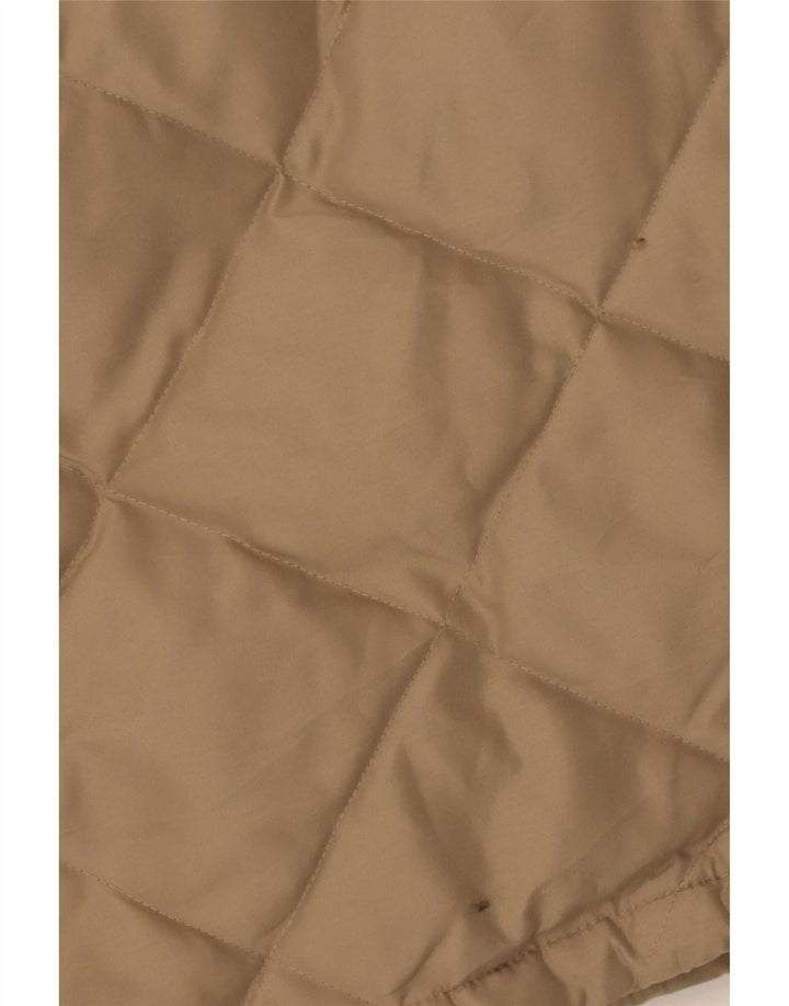 Sergio Tacchini Chaqueta acolchada con capucha para hombre UK 44 2XL Poliéster beige