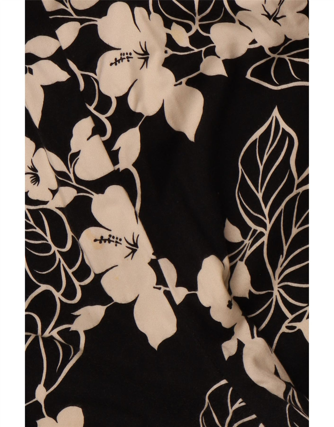 CHAPS Pantalones capri rectos para mujer US 16 2XL W38 L20 Algodón floral negro