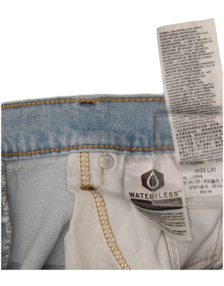 Vaqueros Levi's Hombre Rectos W33 L30 Algodón Azul