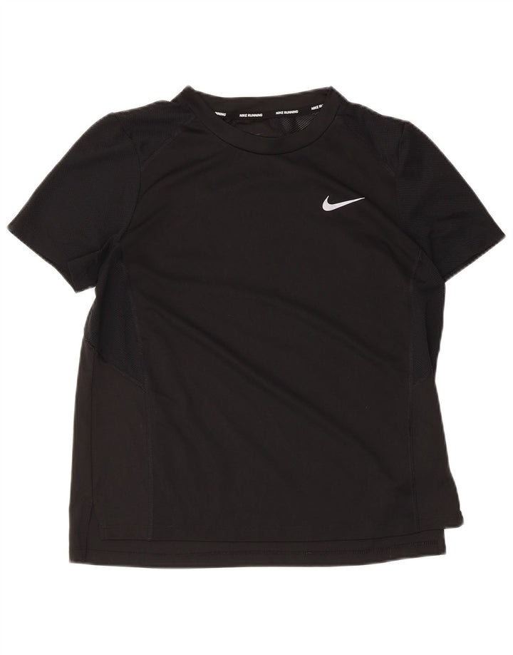 Nike Camiseta para mujer Top UK 12 Medium Negro Poliéster