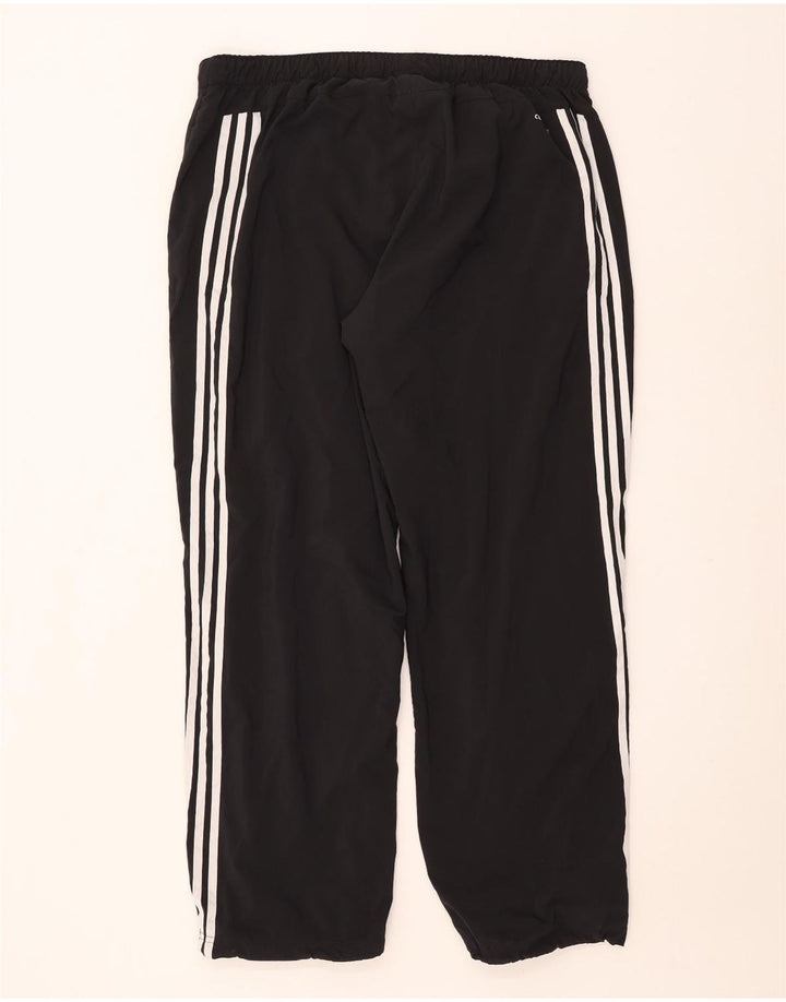 Adidas Mens Climalite Chándal Pantalones Joggers 2XL Negro Poliéster
