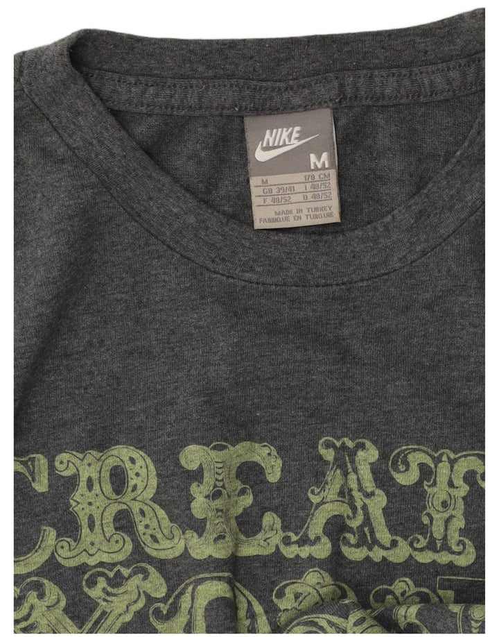 Nike Camiseta gráfica para hombre UK 39/41 Gris medio