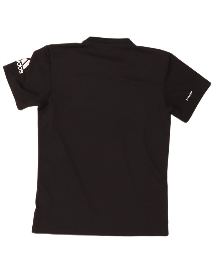 ADIDAS Camiseta gráfica para hombre Top Pequeño Poliéster negro
