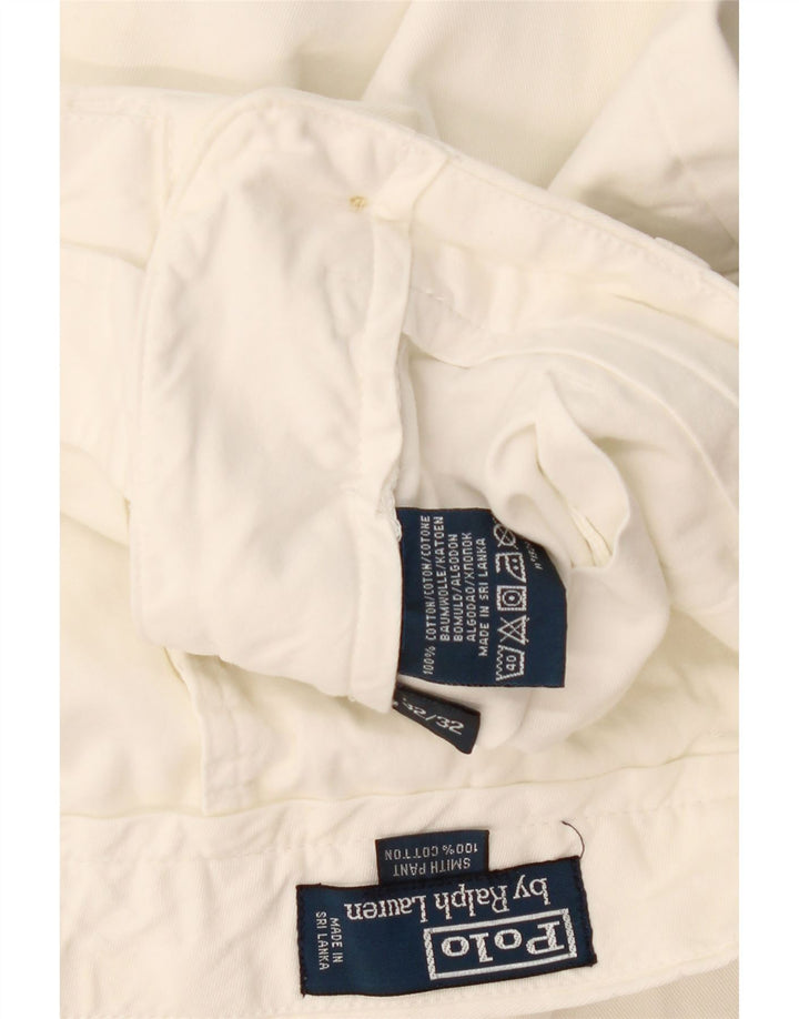 POLO RALPH LAUREN Smith Pant Pantalón chino recto para hombre W32 L32 Blanco