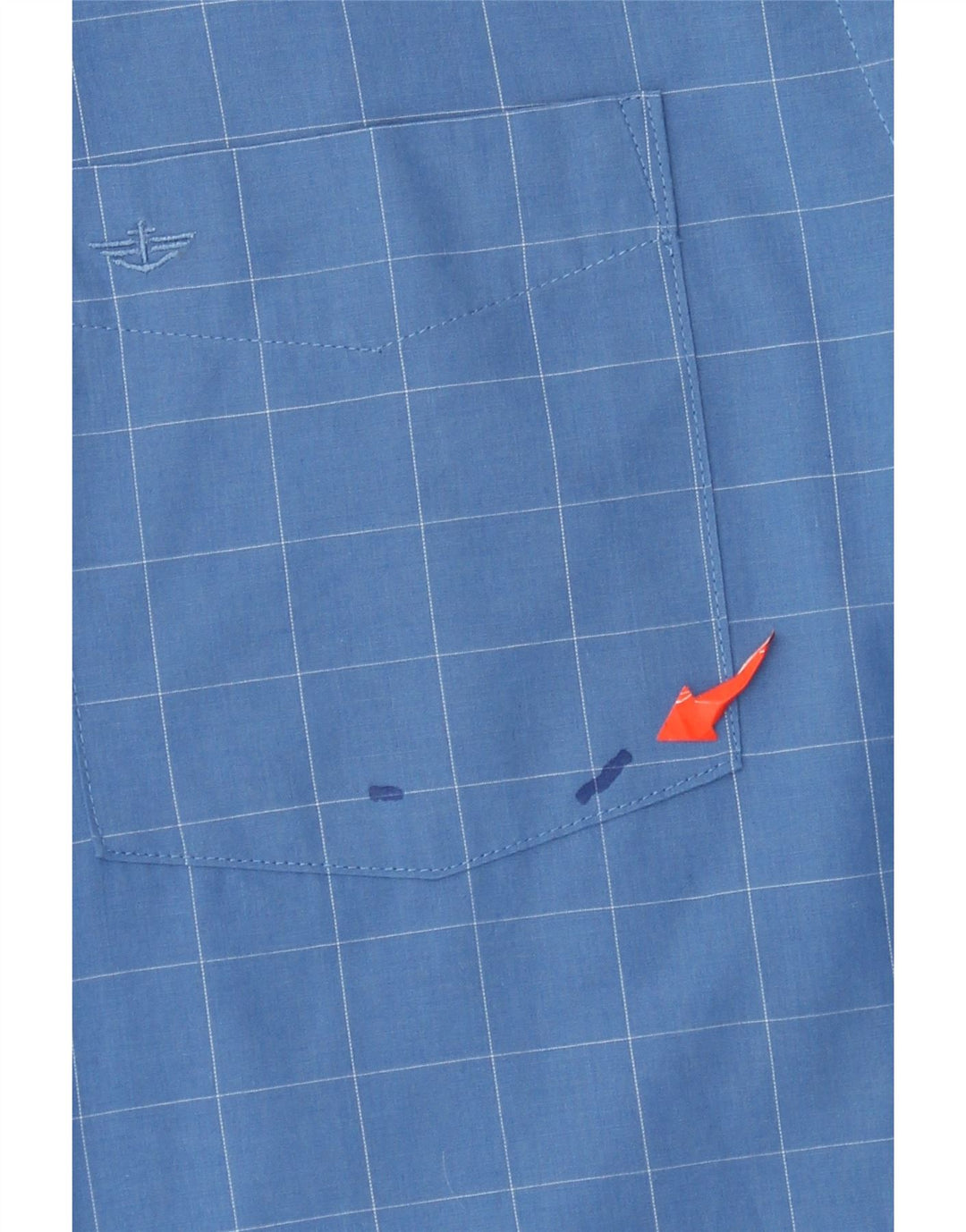 Dockers Camisa De Cuadros Para Hombre De Algodón A Cuadros Azul Grande