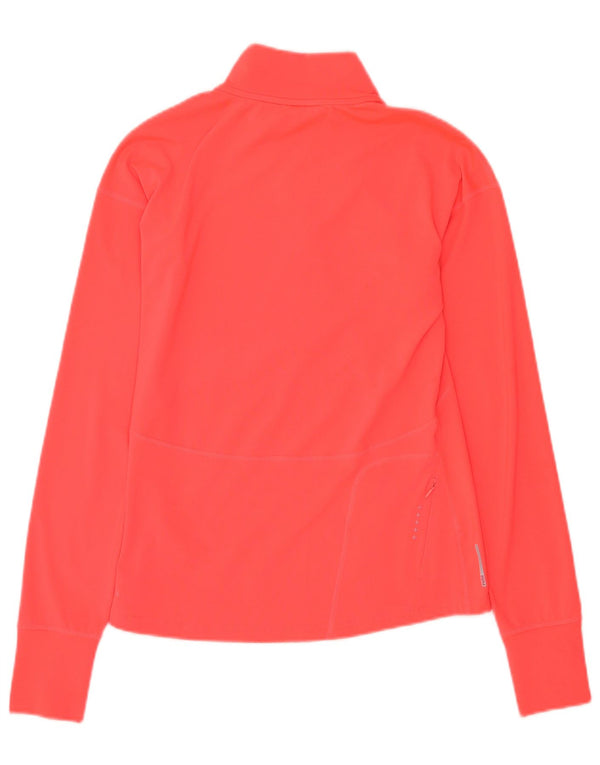 Puma Mens Running Zip Neck Jersey Chándal Top Pequeño Poliéster Rosa