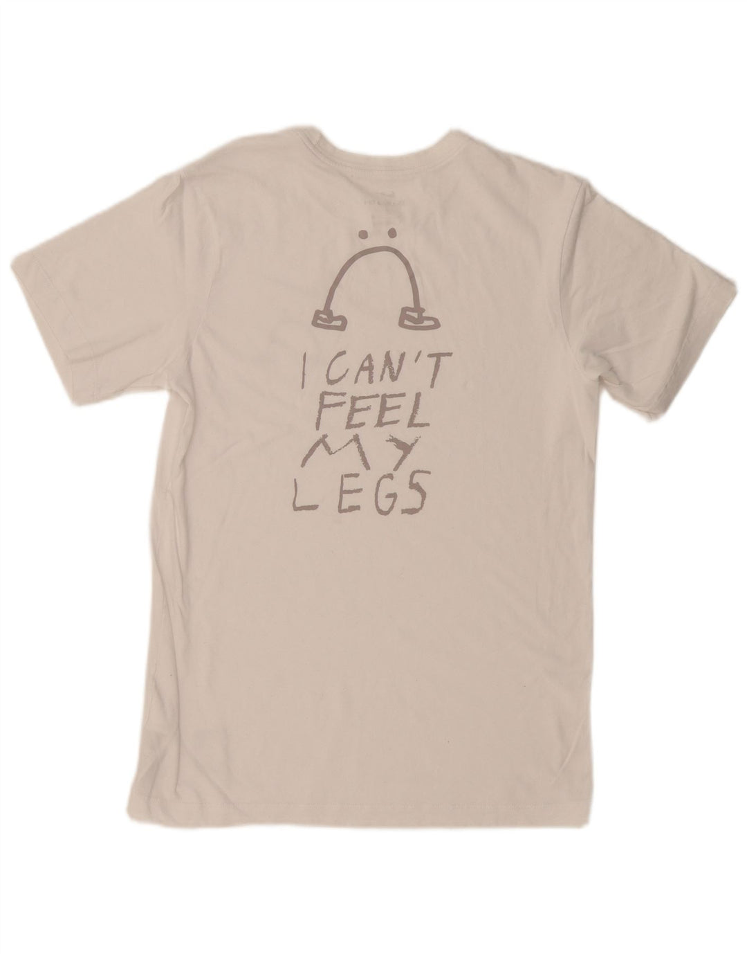 NIKE Camiseta Dri Fit Graphic para Hombre Top pequeño de algodón Blanco