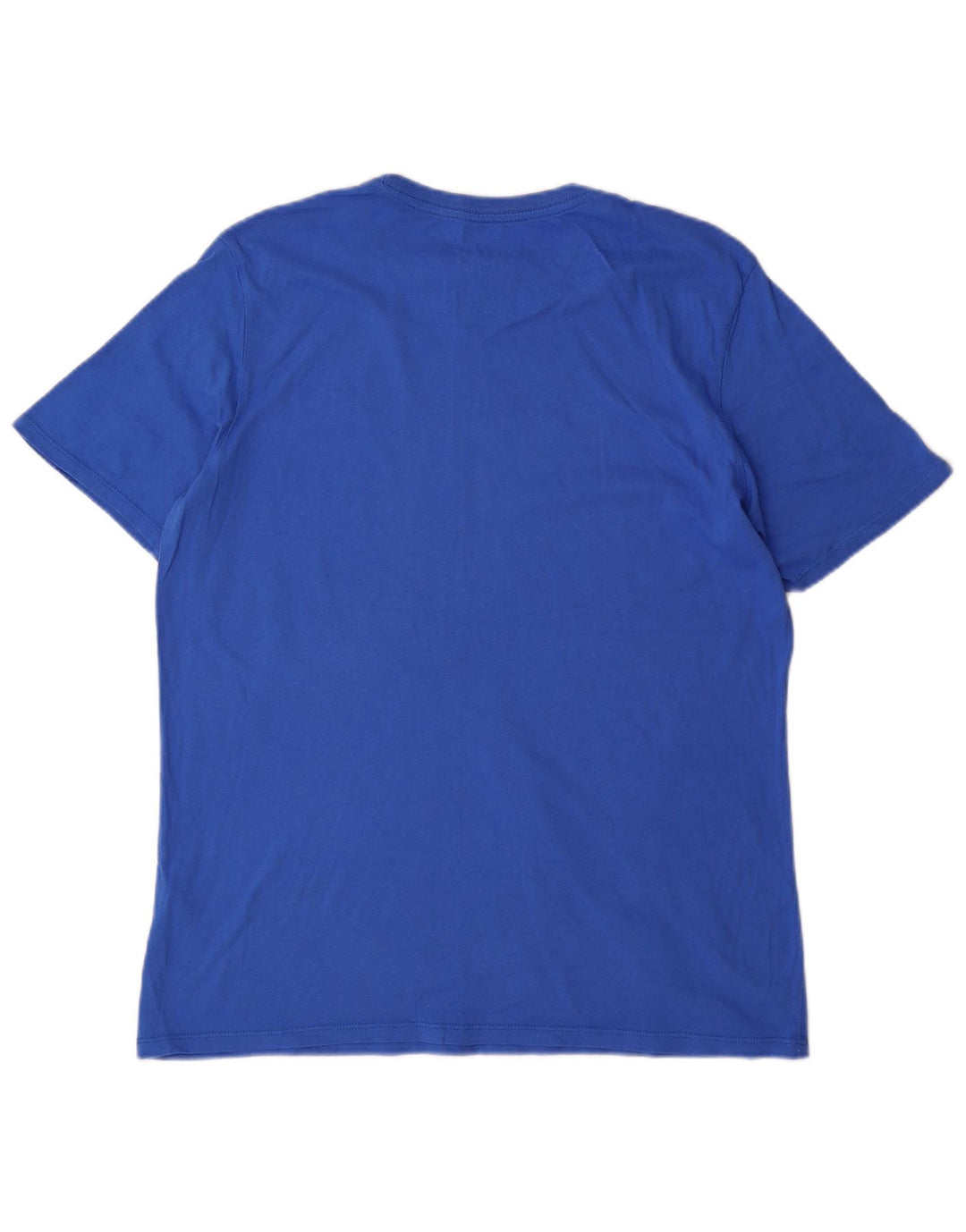Camiseta Nike Hombre Top Grande Azul Algodón