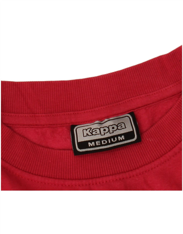 KAPPA Vestido tipo jersey con estampado gráfico para mujer, talla 44, talla M, color rosa