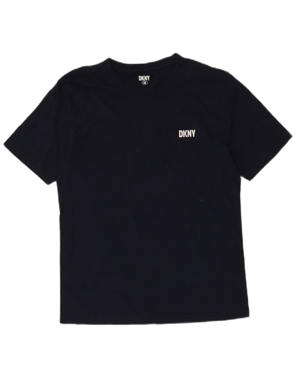 DKNY Camiseta para Hombre Top Medium Azul Marino Algodón