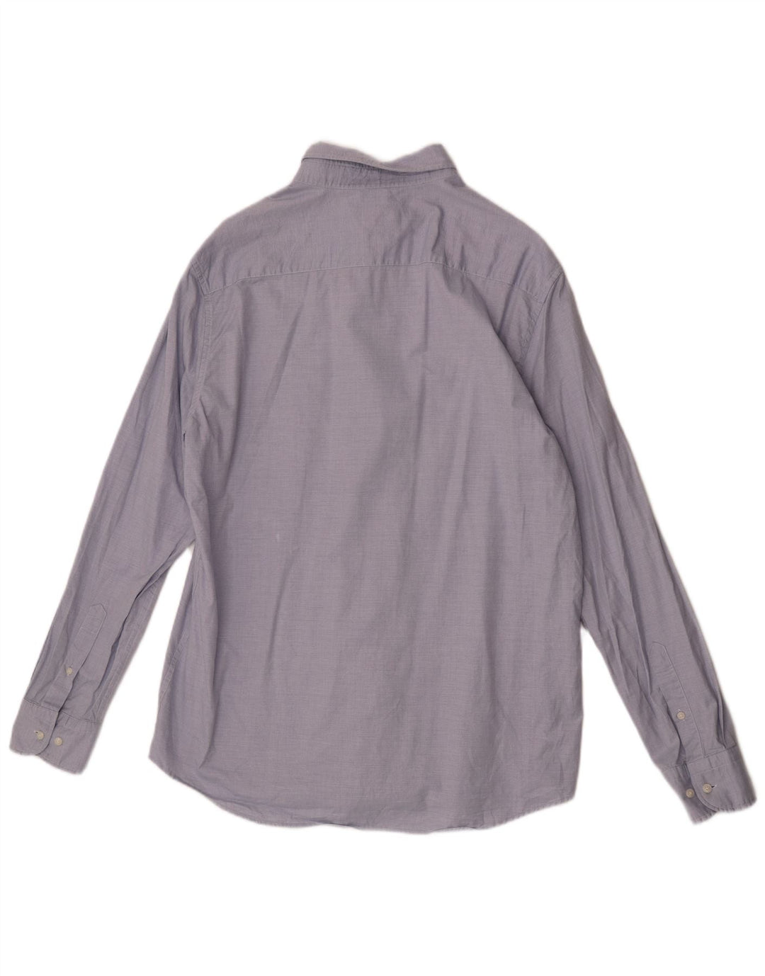 Camisa Massimo Dutti Hombre XL Azul Algodón