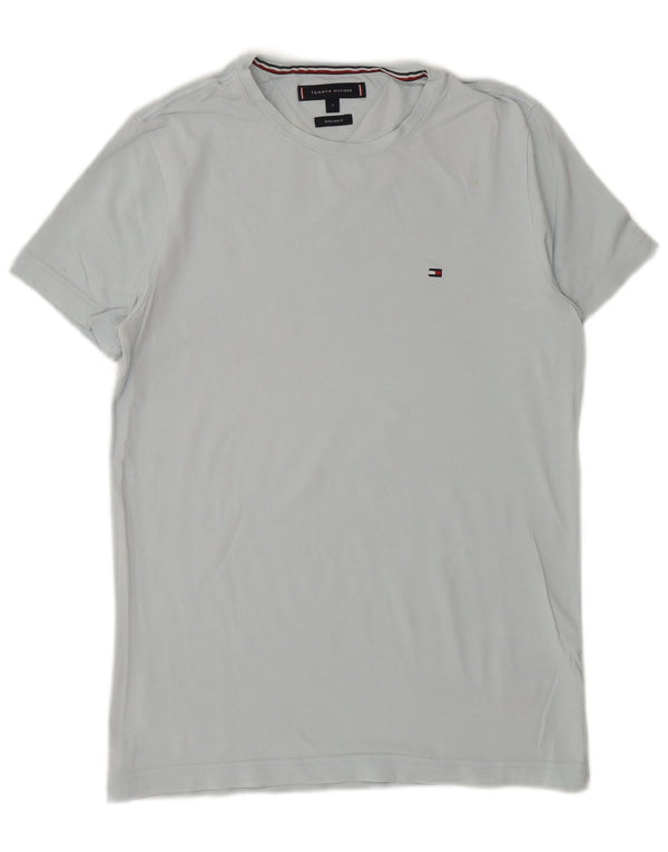 TOMMY HILFIGER Camiseta extra slim para hombre Top Small Blue Cotton