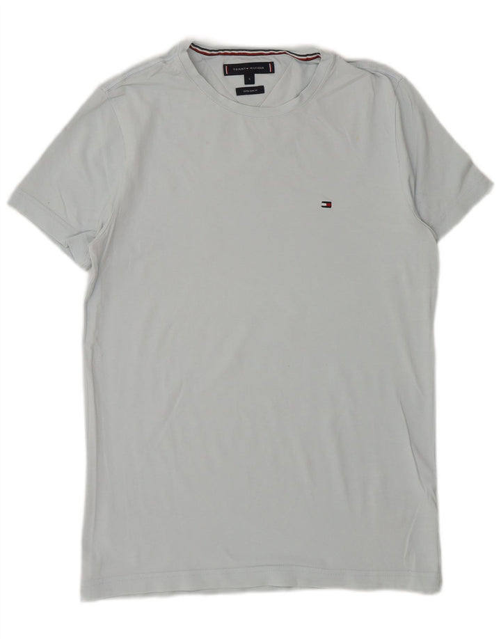 TOMMY HILFIGER Camiseta extra slim para hombre Top Small Blue Cotton