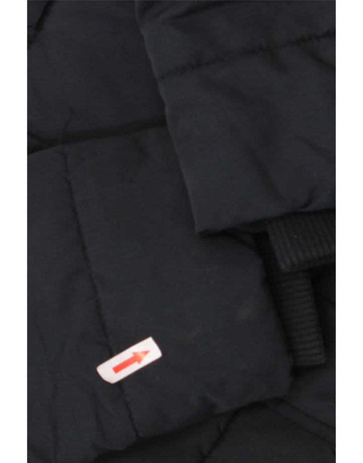 Topshop Chaqueta acolchada para mujer UK 12 Medium Azul marino