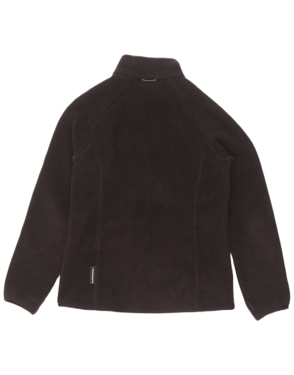 Jack Wolfskin Chaqueta polar con forro para mujer UK 8/10 Small Negro Poliéster