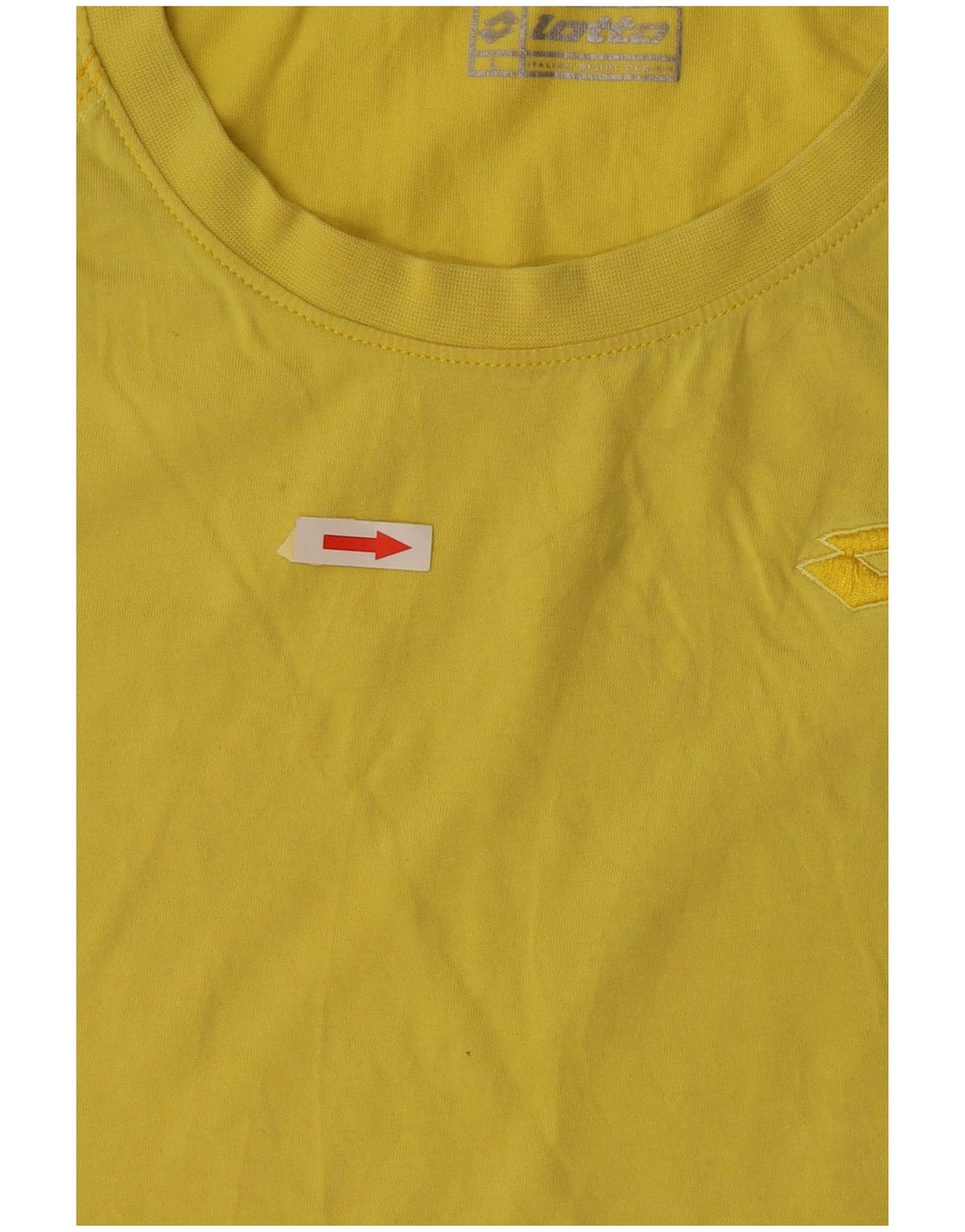 LOTTO Camiseta sin mangas para mujer UK 44 L Amarillo