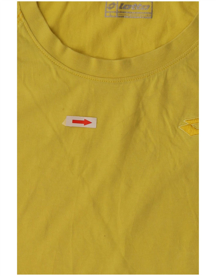 LOTTO Camiseta sin mangas para mujer UK 44 L Amarillo