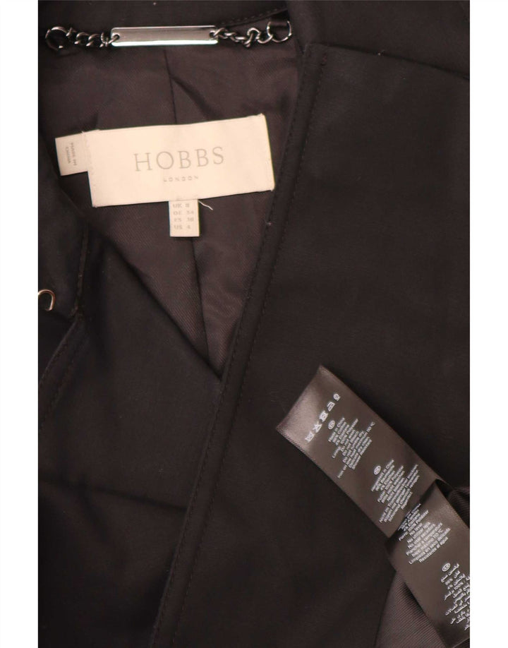 Hobbs Gabardina para mujer UK 8 Small Algodón negro