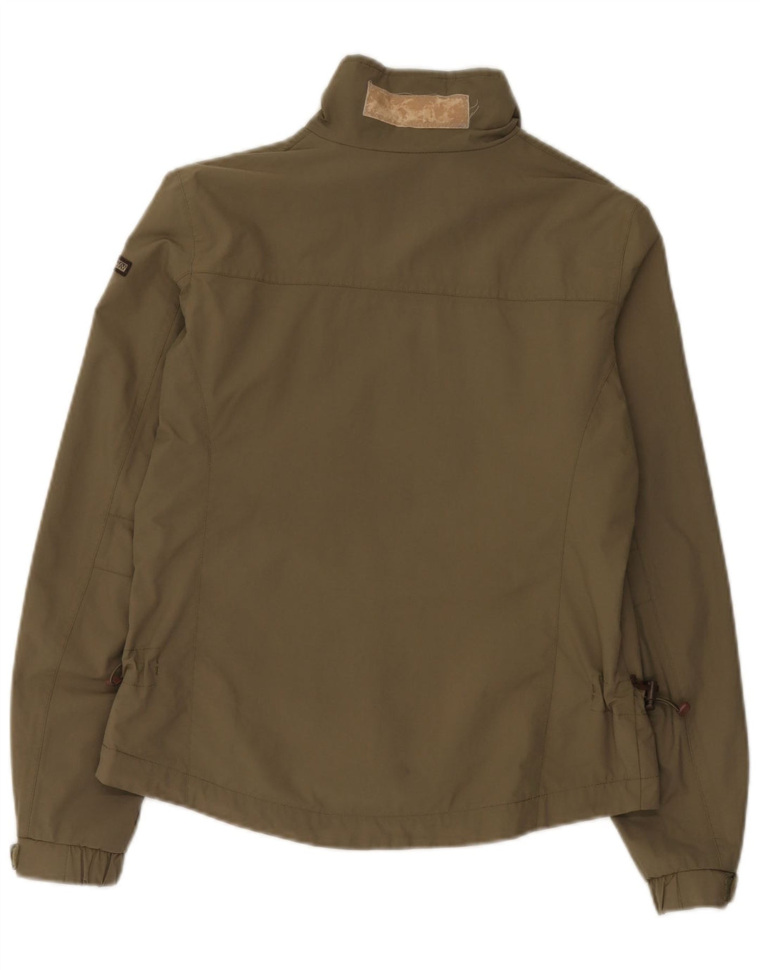Napapijri Chaqueta impermeable para mujer UK 46 Large Khaki Nylon