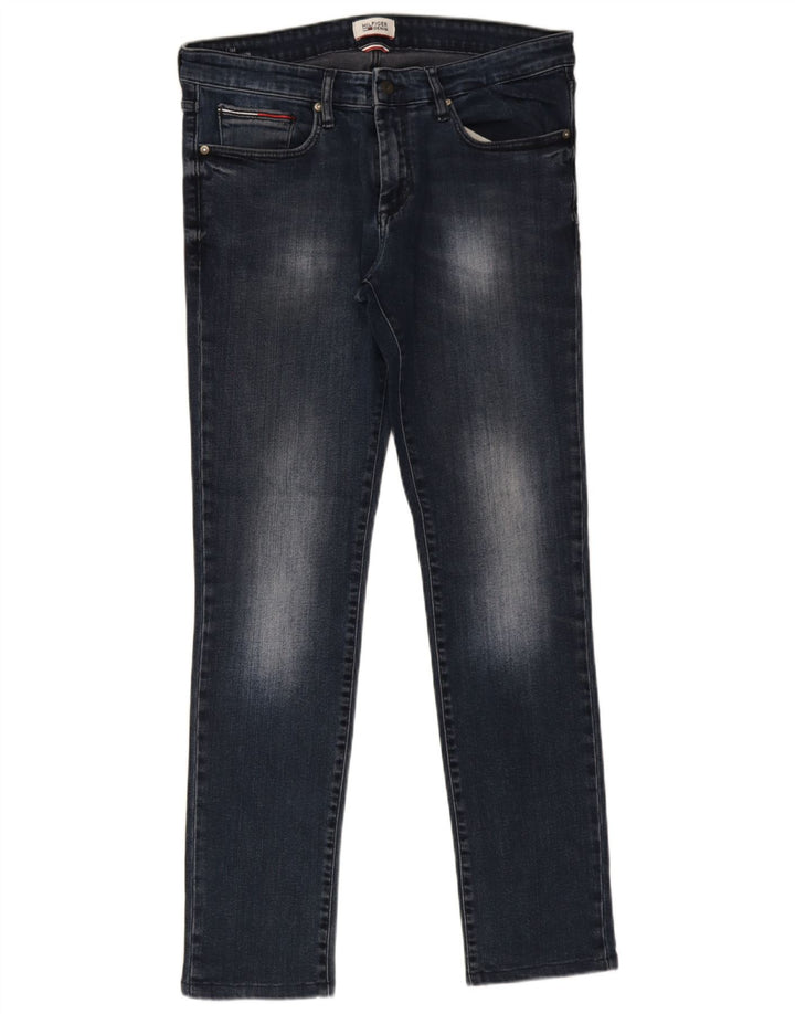 Tommy Hilfiger Vaqueros ajustados Denton para hombre W34 L31 Azul marino