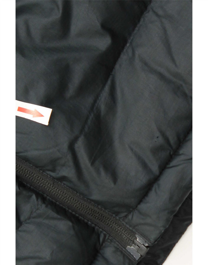 Columbia Chaqueta acolchada con capucha para hombre Reino Unido 40 Poliéster gris grande