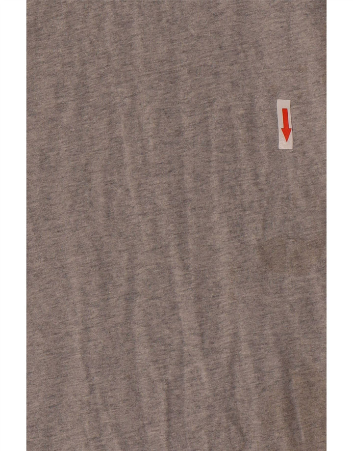 Tommy Hilfiger Camiseta con gráfico de ajuste regular para hombre Top de algodón gris medio
