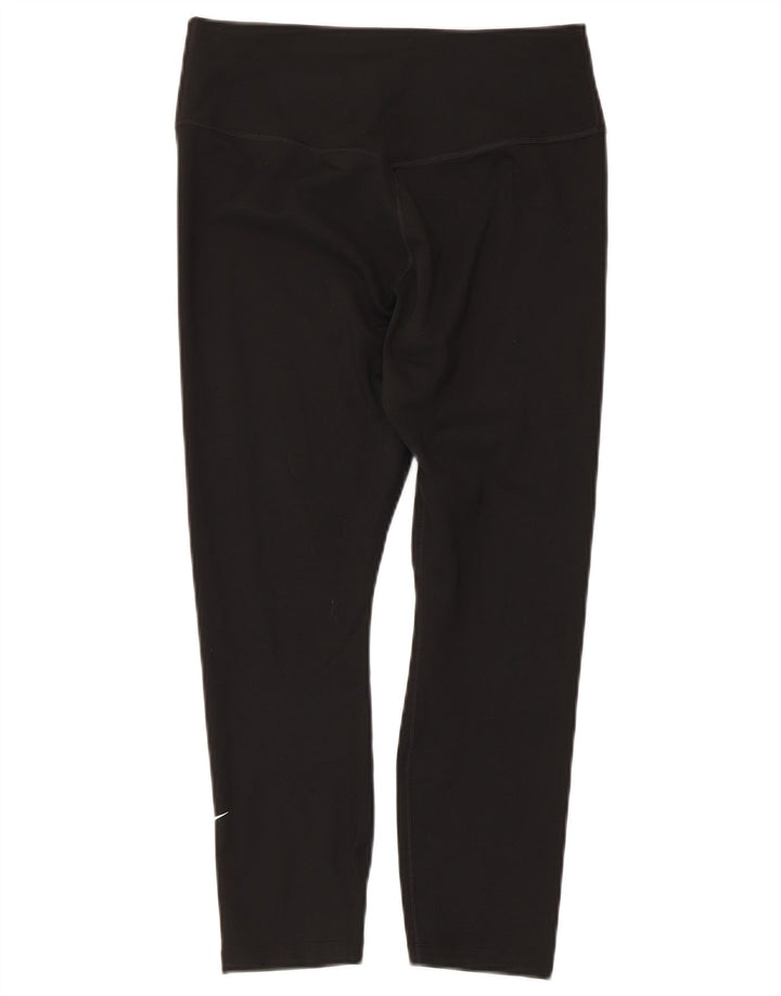 Nike - Leggings capri Dri Fit para mujer, talla M, color negro