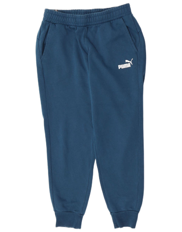 Puma Pantalones De Chándal Para Hombre Joggers Large Azul Algodón