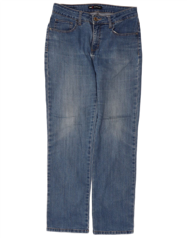Vaqueros Rectos De Corte Clásico Para Mujer Lee W32 L29 Azul