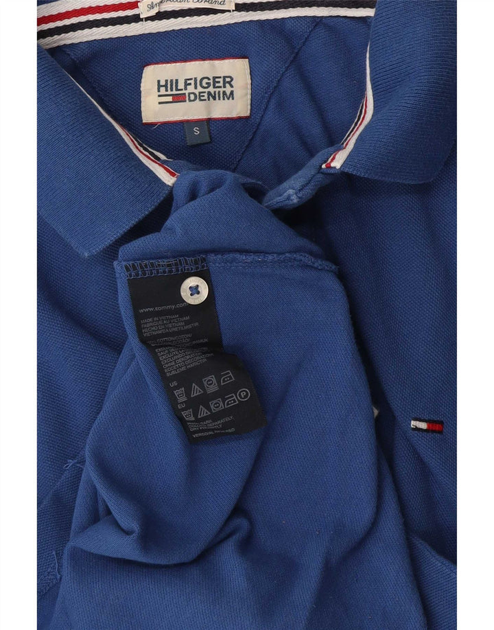Polo Tommy Hilfiger Hombre Pequeño Algodón Azul