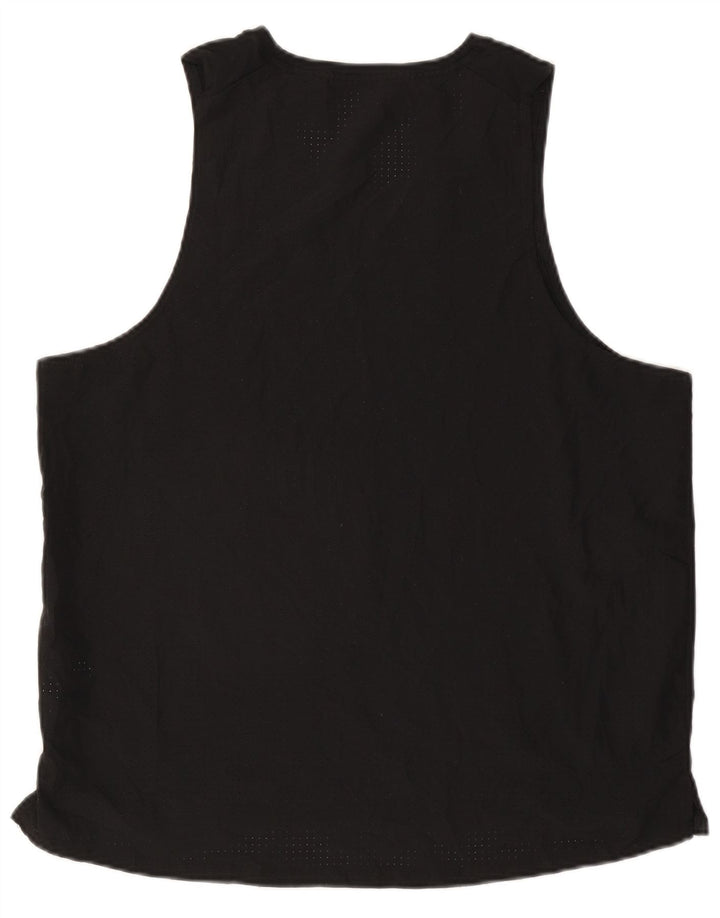 Nike Dri Fit Graphic Chaleco para hombre XL Poliéster negro