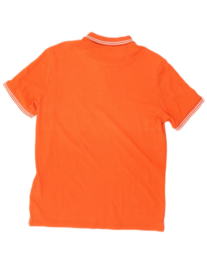 Champion Polo De Ajuste Fácil Para Hombre Grande Naranja