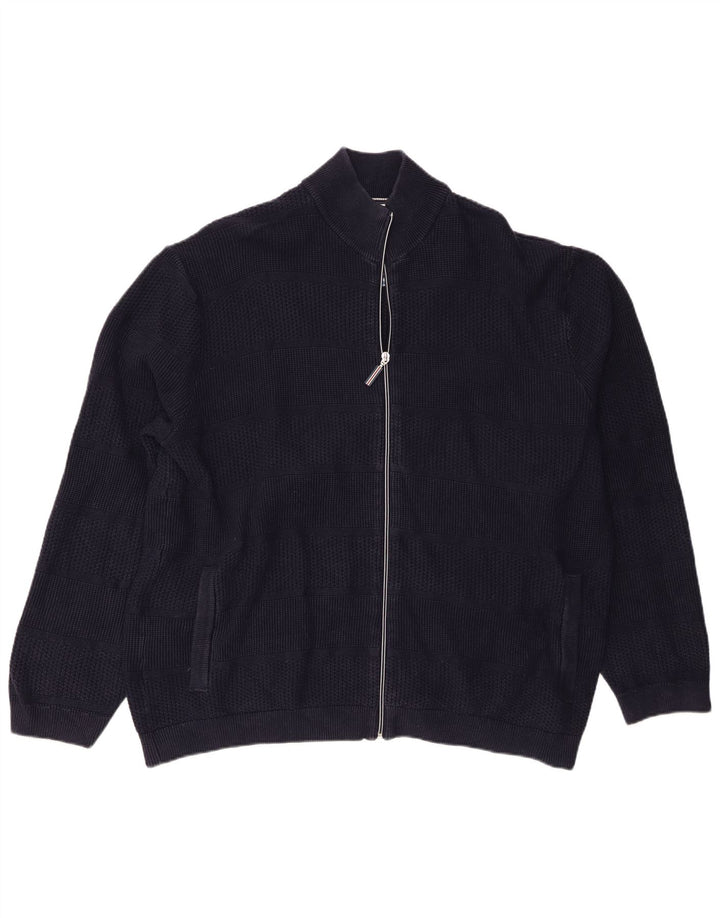 Blue Harbor - Cárdigan para hombre, talla 3XL, algodón azul marino