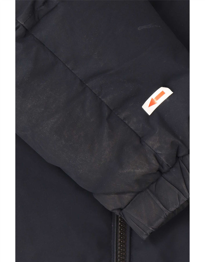 Tommy Hilfiger Chaqueta acolchada con capucha para hombre UK 38 Medium Azul marino Poliéster