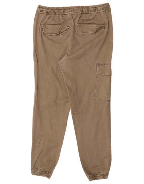 Jack & Jones Mens Joggers Cargo Pantalones Pequeños W28 L27 Algodón Caqui
