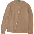 Benetton Cárdigan Mujer EU 42 Medio Beige Lana Nueva